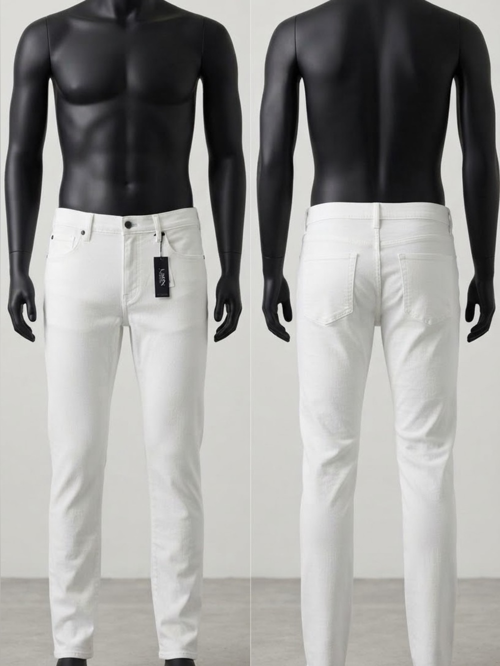 Ralph Lauren White Slim Straight Men's Jeans